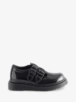 Dr. Martens Black 8065 Mono T Patent Lamper Shoes