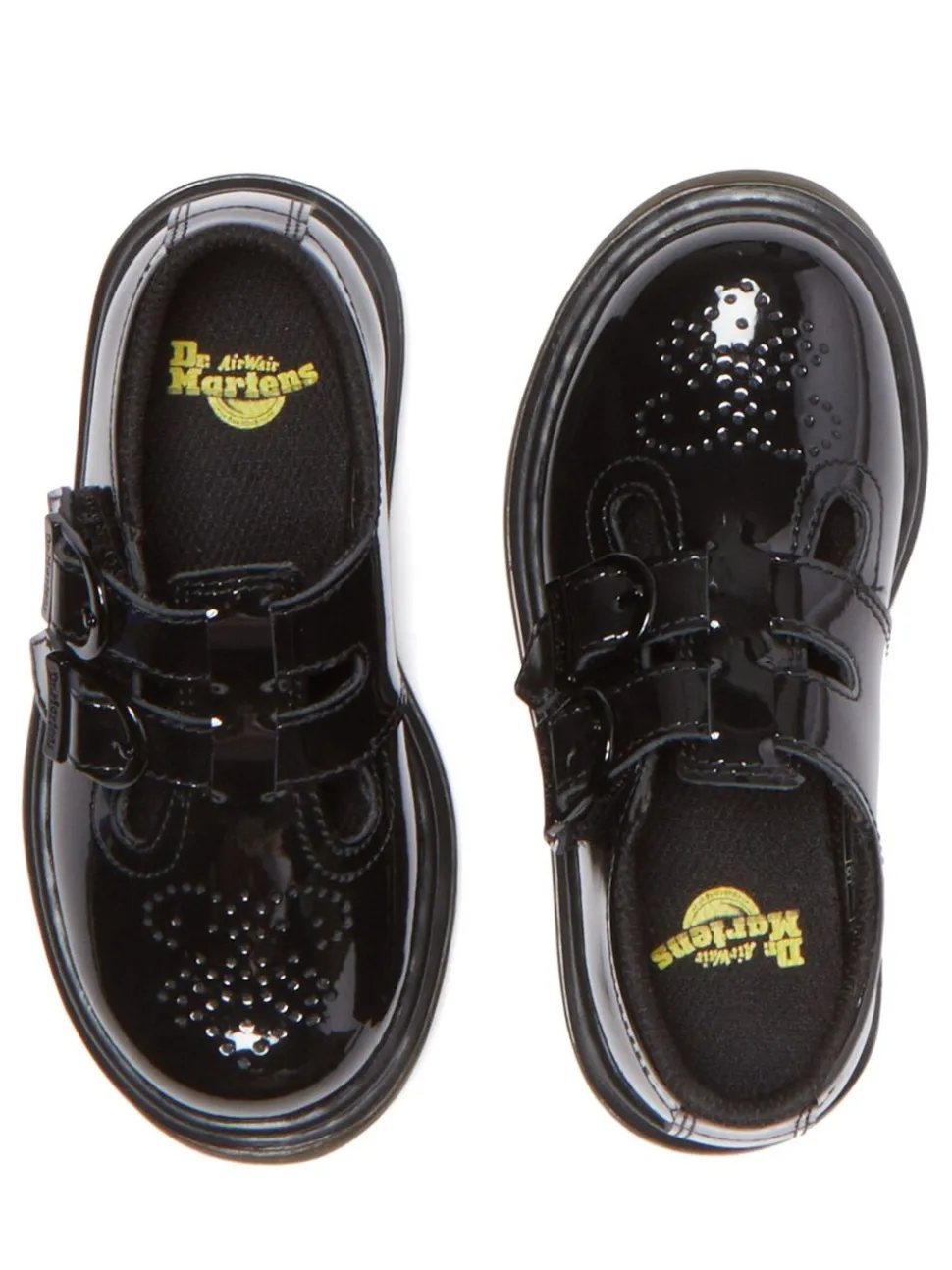 Dr. Martens Black 8065 Mono T Patent Lamper Shoes