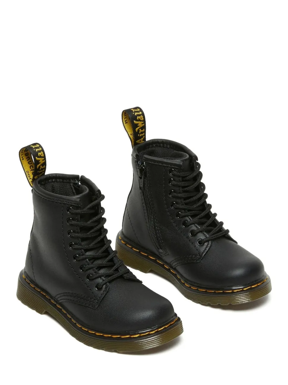 Dr. Martens Black 1460 Toddler Softy T Lace-Up Leather Boots