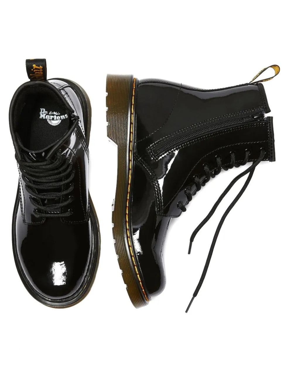 Dr. Martens Black 1460 Y Patent Lamper Shoes