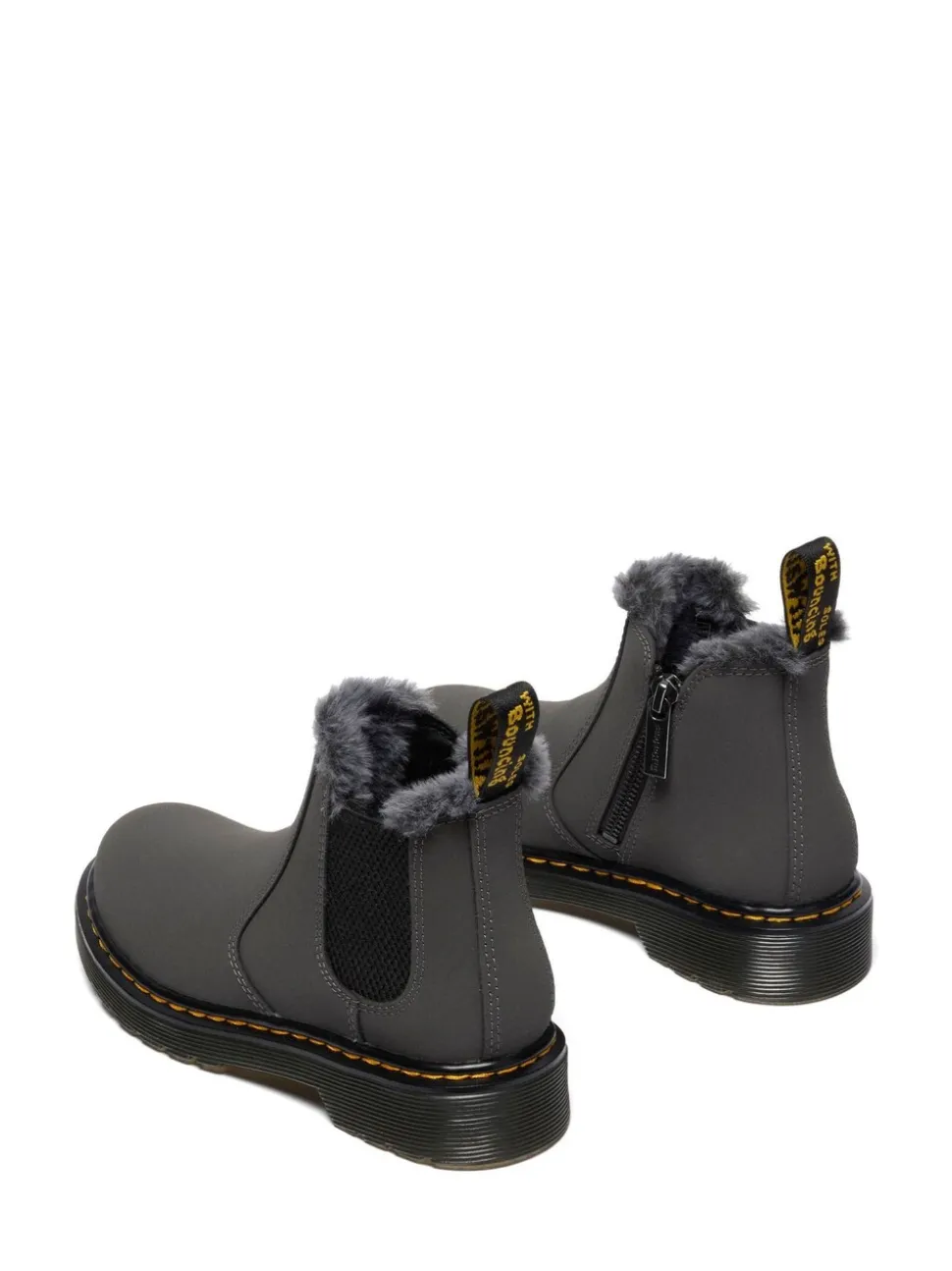 Dr. Martens Grey 2976 Leonore J Soho Buck Shoes