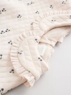 Ecru Baby Quilted Sweatshirt and Trousers Set 2 Piece (0mths-2yrs)