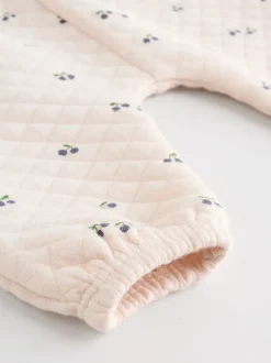 Ecru Baby Quilted Sweatshirt and Trousers Set 2 Piece (0mths-2yrs)