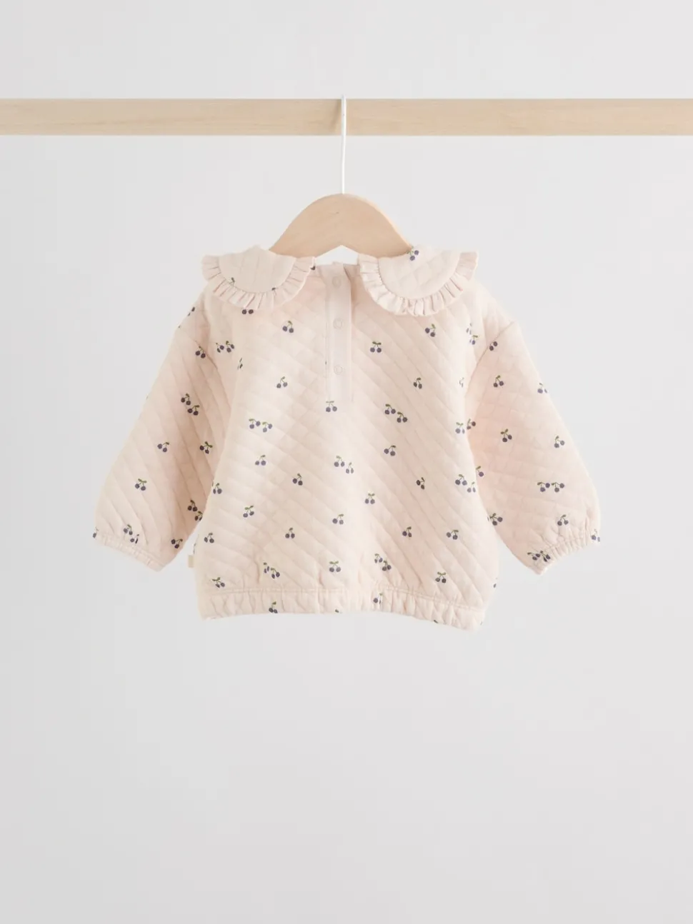 Ecru Baby Quilted Sweatshirt and Trousers Set 2 Piece (0mths-2yrs)