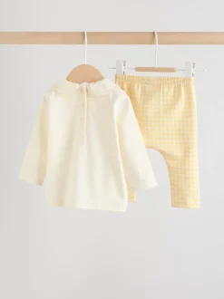 Ecru Fairy Mouse Long Sleeve Top and Legging Baby 2 Piece Set (0mths-2yrs)