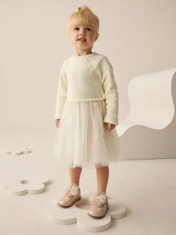 Ecru Occasion Dress (3mths-10yrs)