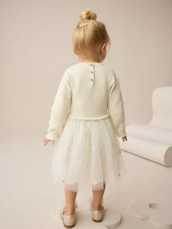 Ecru Occasion Dress (3mths-10yrs)