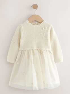 Ecru Occasion Dress (3mths-10yrs)