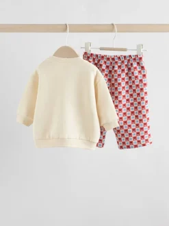 Ecru Baby Sweatshirt and Trousers Set 2 Piece (0mths-2yrs)