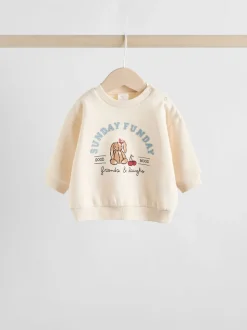 Ecru Baby Sweatshirt and Trousers Set 2 Piece (0mths-2yrs)