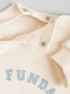 Ecru Baby Sweatshirt and Trousers Set 2 Piece (0mths-2yrs)