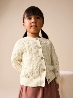 Ecru Cable Cardigan (3mths-7yrs)