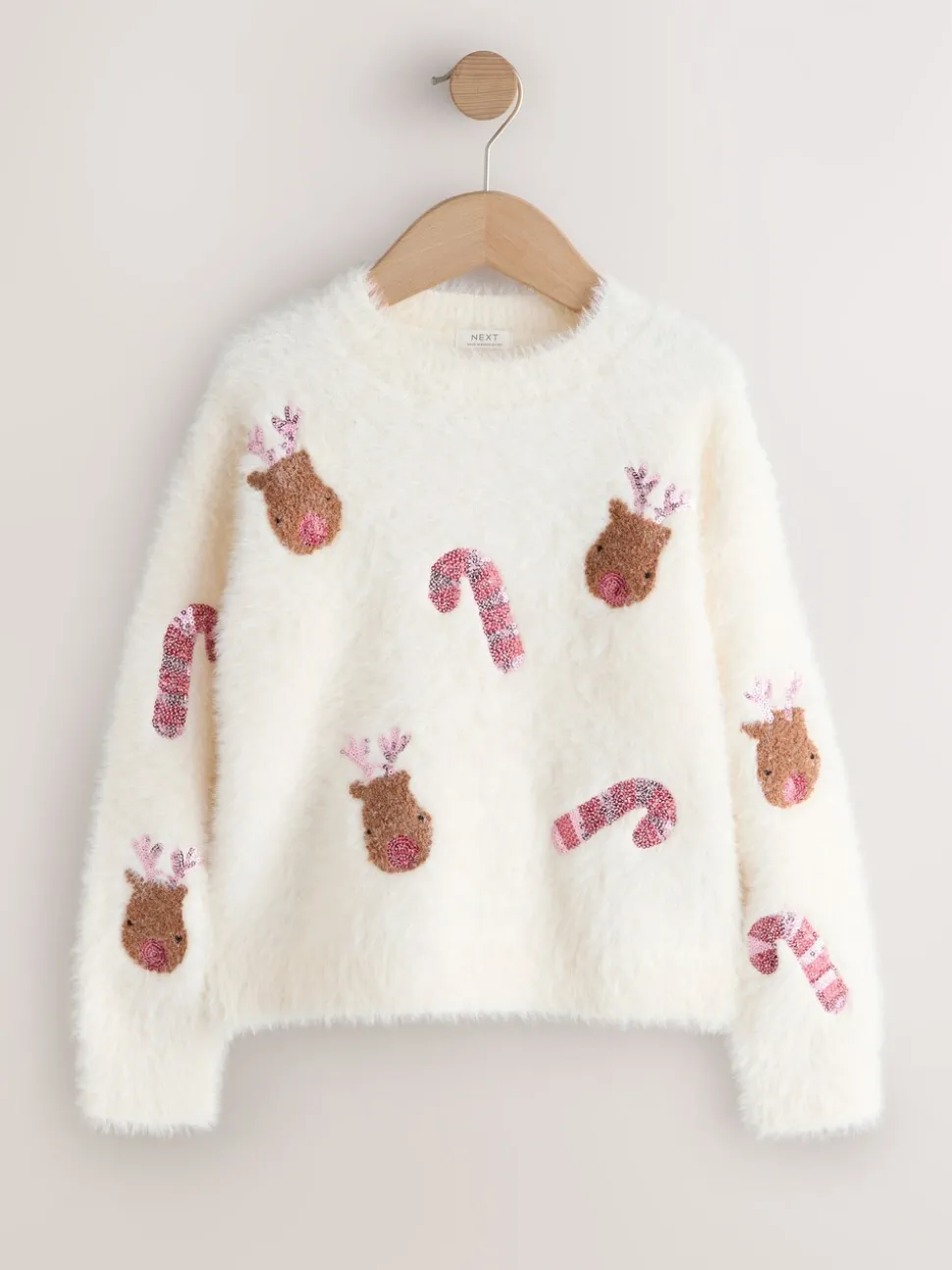 Ecru Christmas Jumper (3-16yrs)