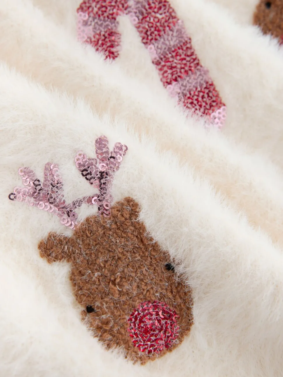 Ecru Christmas Jumper (3-16yrs)