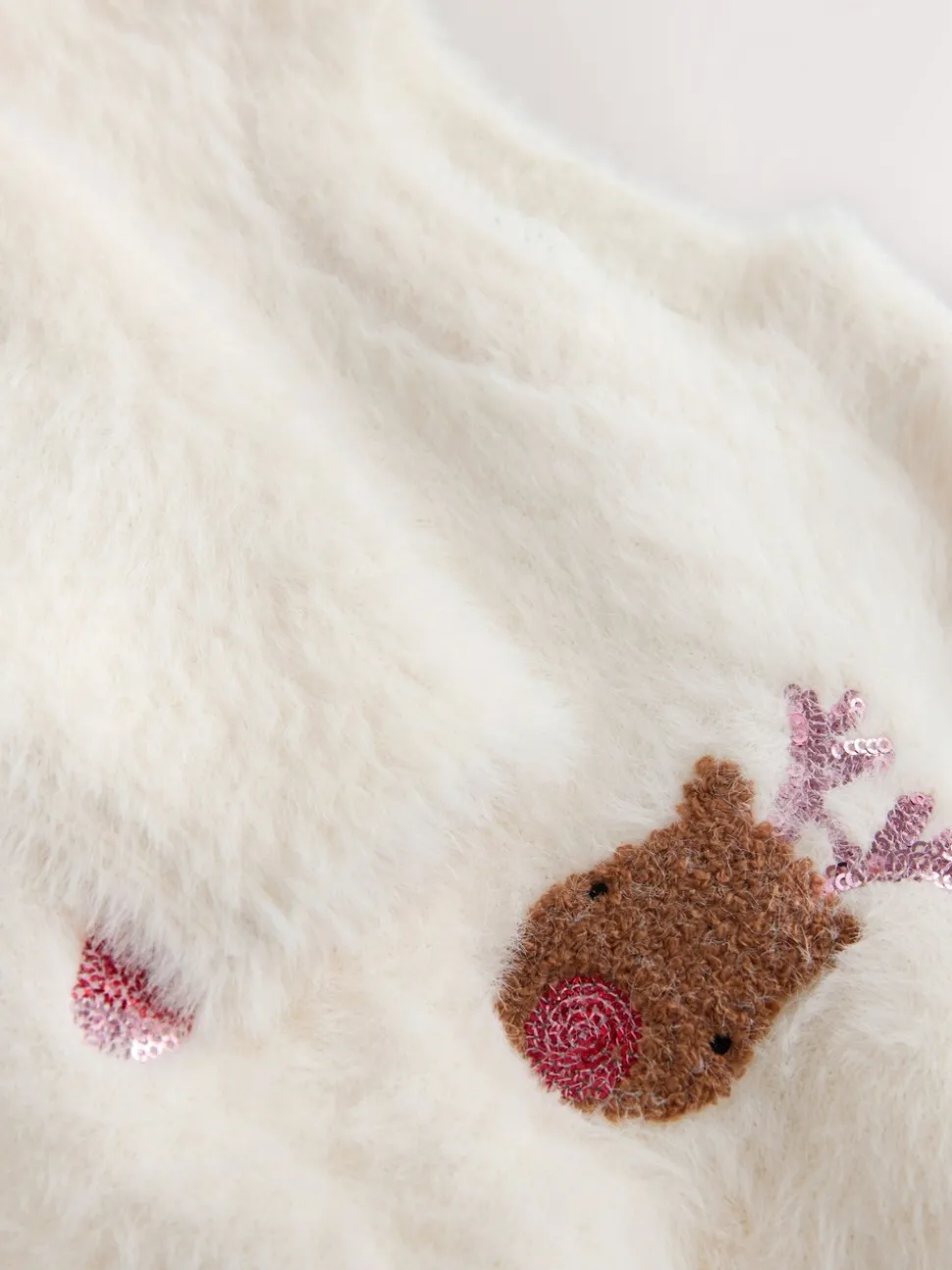 Ecru Christmas Jumper (3-16yrs)