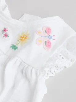 Ecru Fairy Short Sleeve Baby Top and Leggings 2 Piece set (0mths-2yrs)