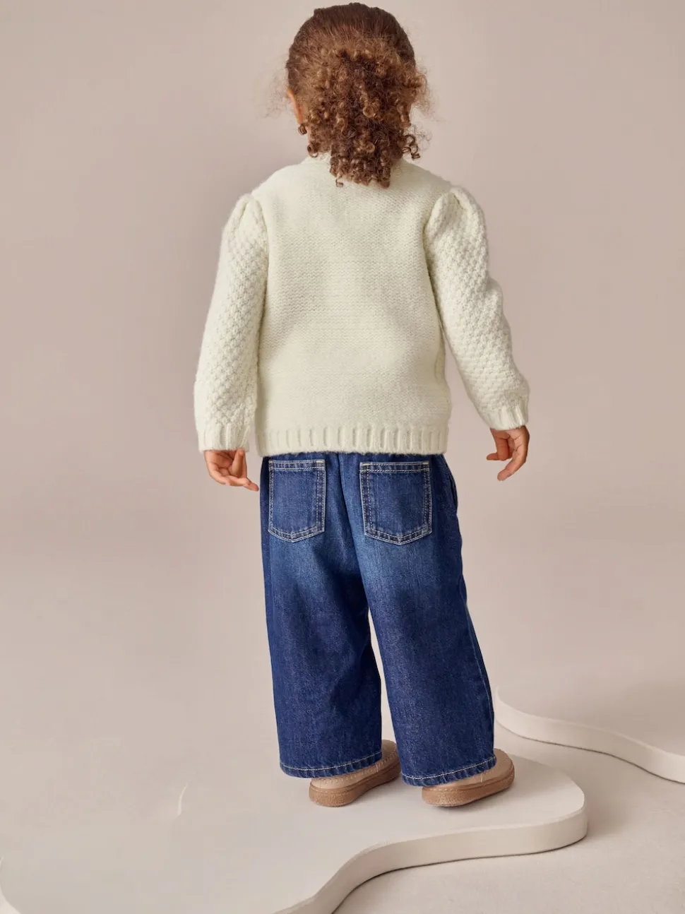 Ecru Flower Embroidered Cardigan (3mths-10yrs)