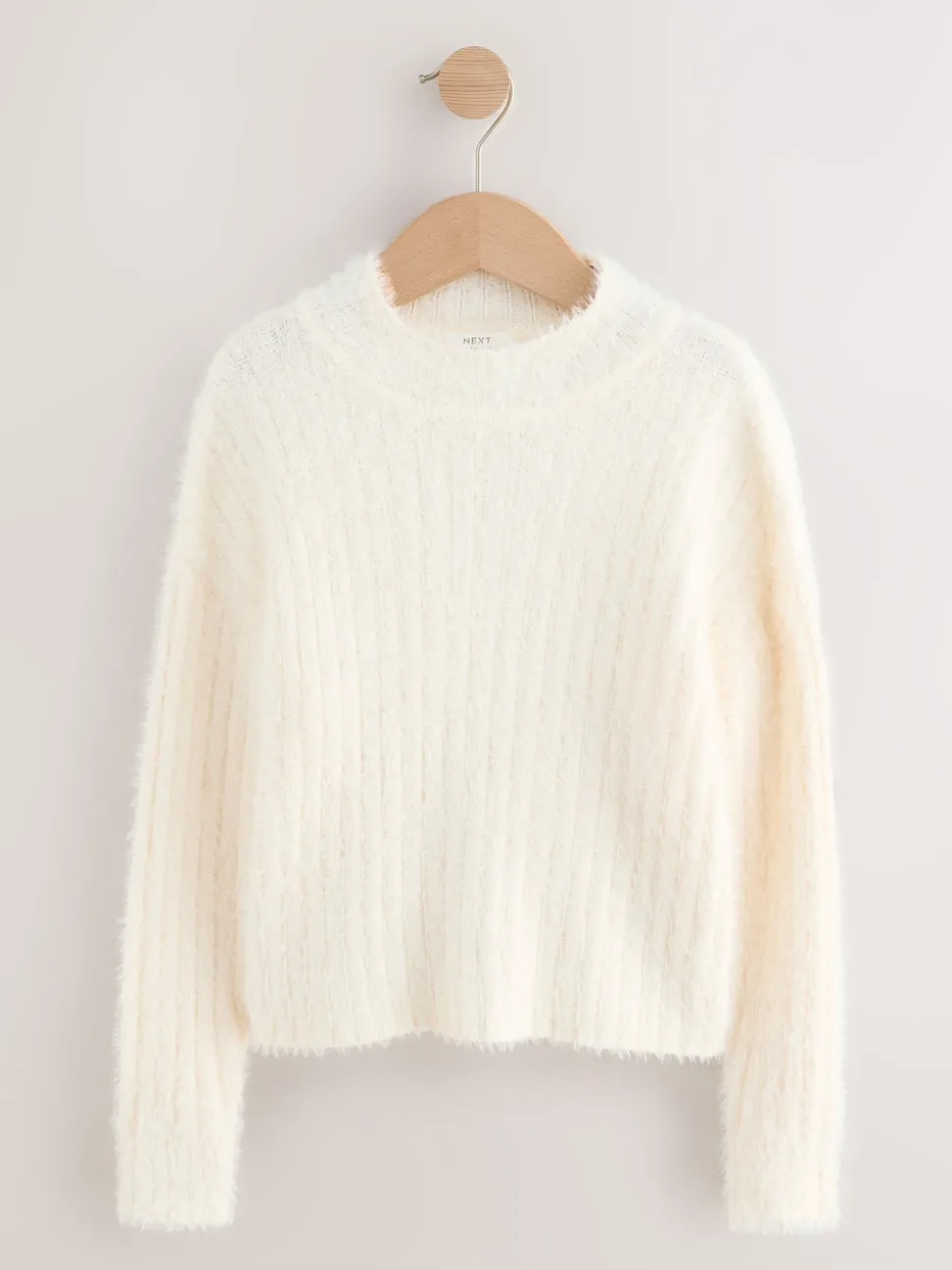 Ecru Fluffy Jumper (3-16yrs)