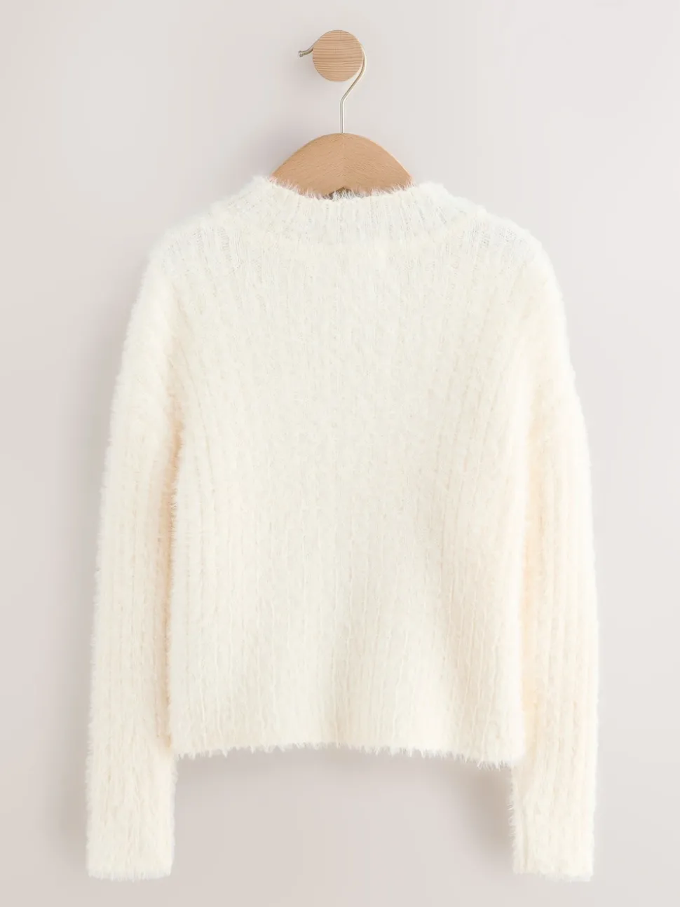 Ecru Fluffy Jumper (3-16yrs)