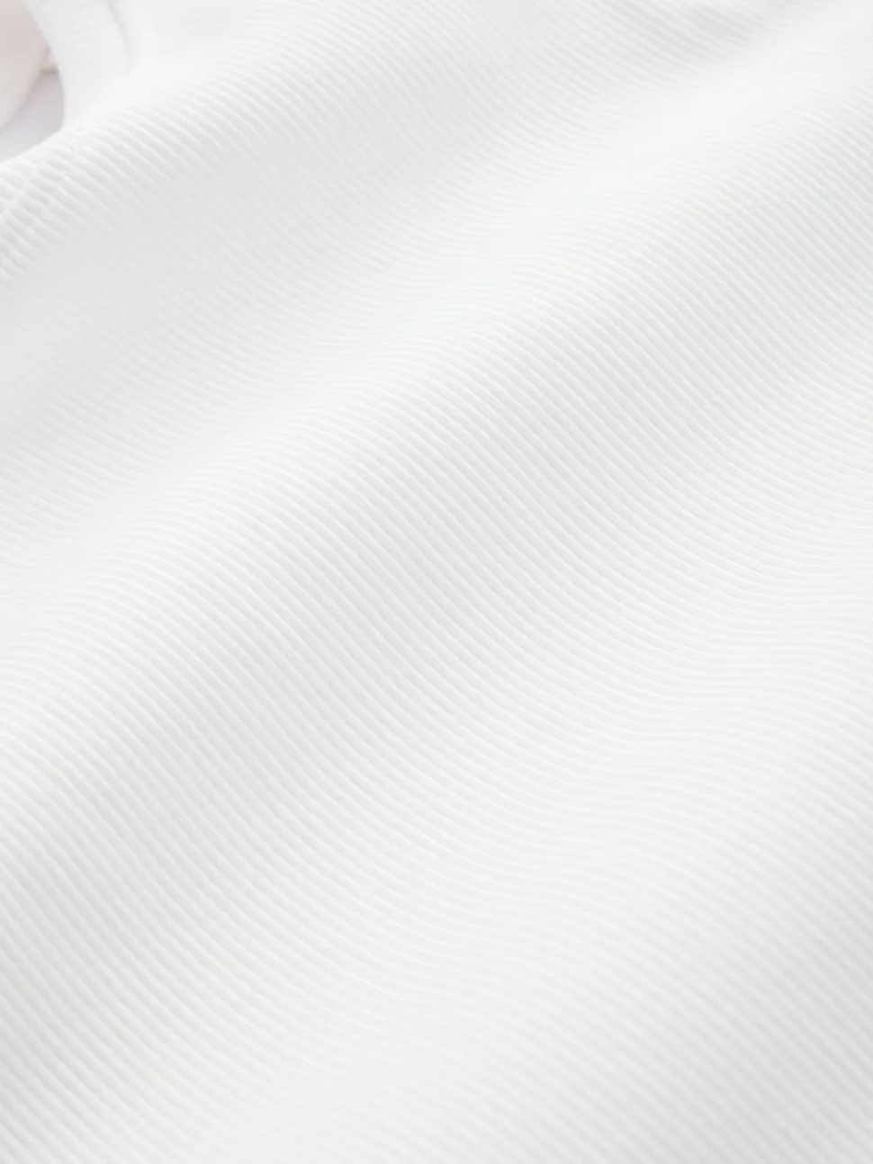 Ecru Frill Shoulder Ribbed Vest (3mths-7yrs)