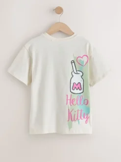 Ecru Hello Kitty Oversized Graphic Print T-Shirt (3-16yrs)