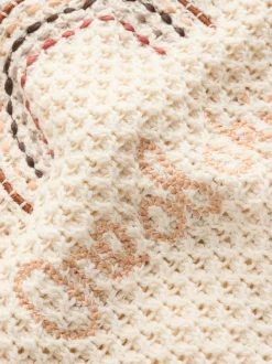 Ecru Knitted Embroidered Cardigan (0mths-2yrs)