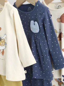 Ecru Long Sleeve Top And Leggings Set 6 Piece (0mths-3yrs)