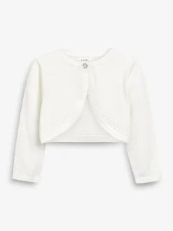 Ecru Occasion Shrug Cardigan (3mths-16yrs)