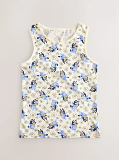 Ecru/Pink Bluey Vests 3 Pack (1.5-8yrs)