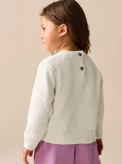 Ecru Sausage Dog Jumper (3mths-7yrs)