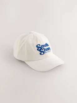 Ecru Slogan Baseball Cap (1-16yrs)