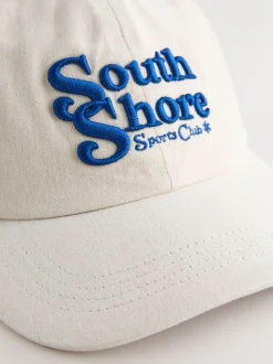 Ecru Slogan Baseball Cap (1-16yrs)