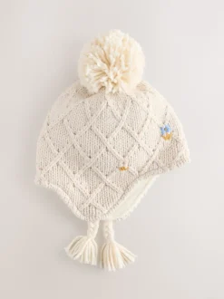 Ecru Trapper Hat (3mths-13yrs)