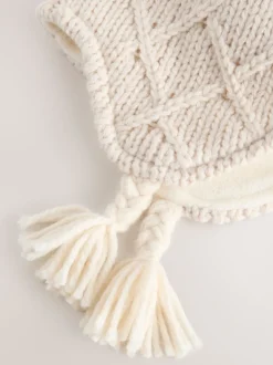 Ecru Trapper Hat (3mths-13yrs)