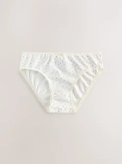 Ecru White Bikini Briefs 5 Pack (1.5-16yrs)