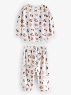 Ecru White Cath Kidston Cosy Fleece Pyjamas