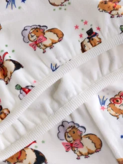 Ecru White Cath Kidston Cosy Fleece Pyjamas