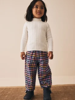Ecru White Roll Neck Jumper (3mths-10yrs)