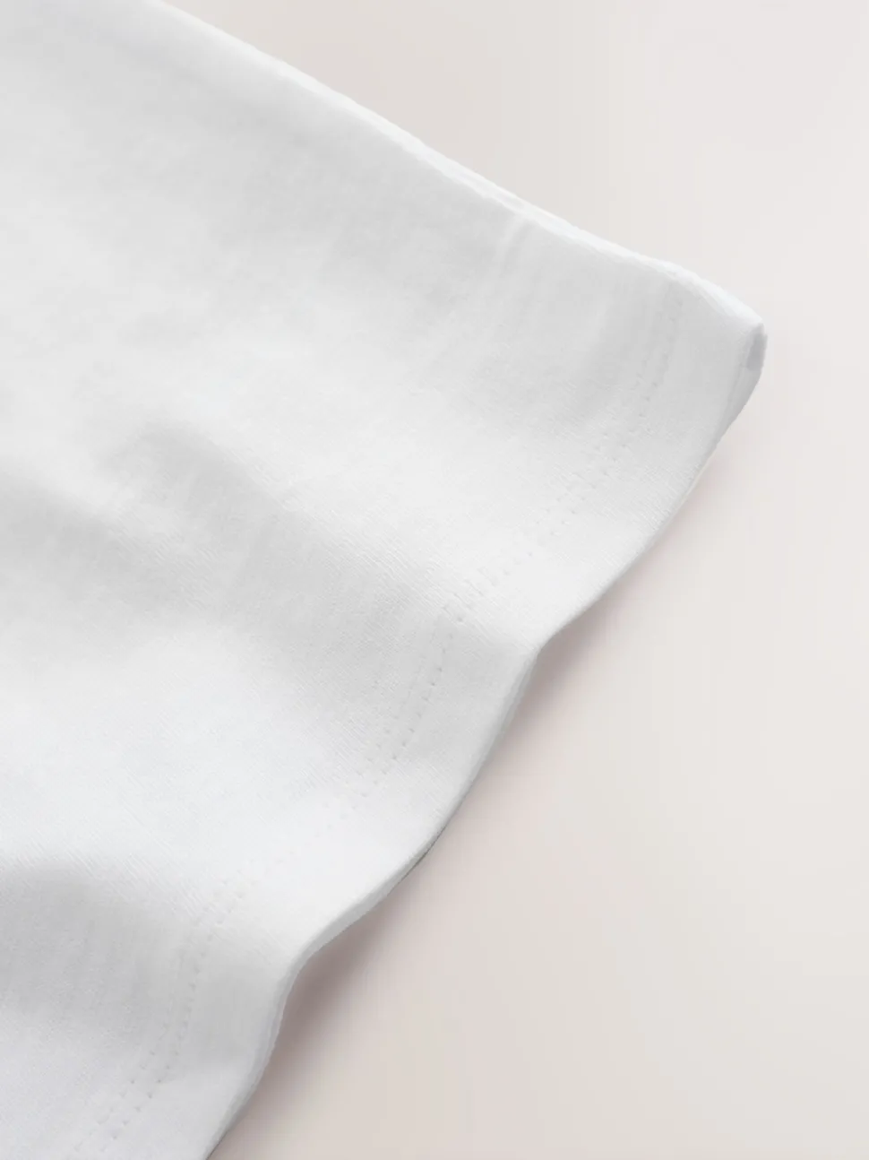 Ecru White Short Sleeve Heart Embroidered Top (3mths-7yrs)