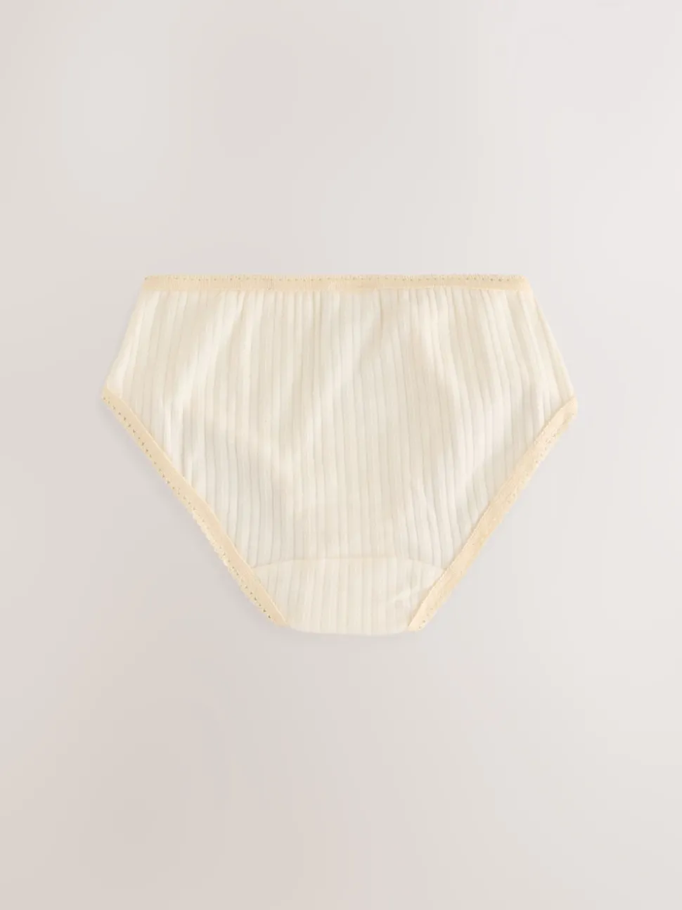 Ecru White Texture Briefs 5 Pack (1.5-16yrs)
