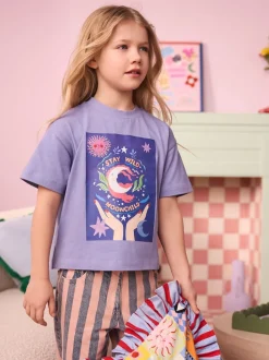 Eleanor Bowmer Blue Moon Child 100% Cotton T-Shirt