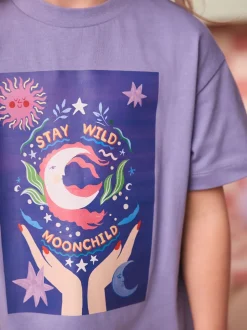 Eleanor Bowmer Blue Moon Child 100% Cotton T-Shirt