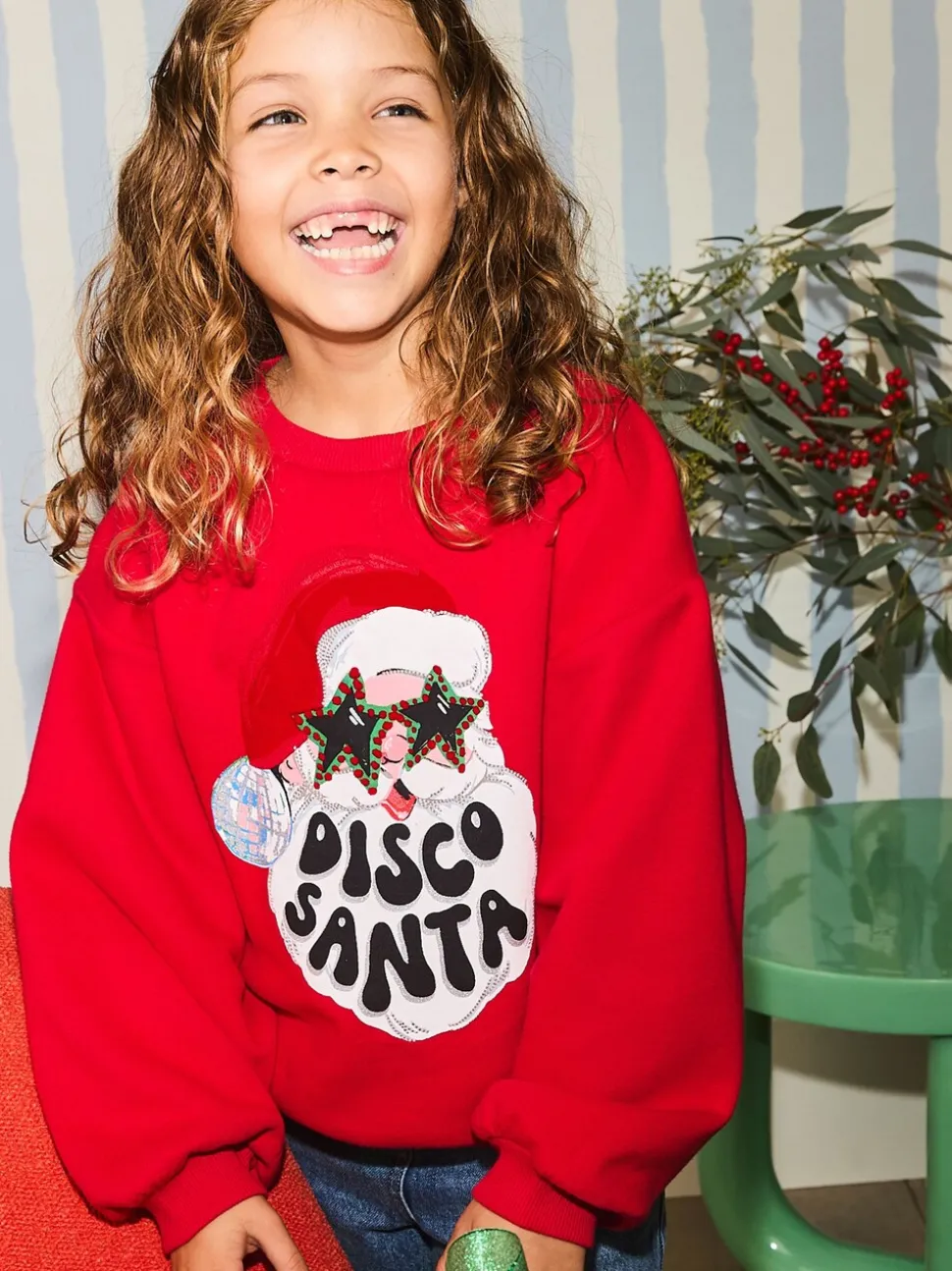 Eleanor Bowmer Disco Santa Sweatshirt