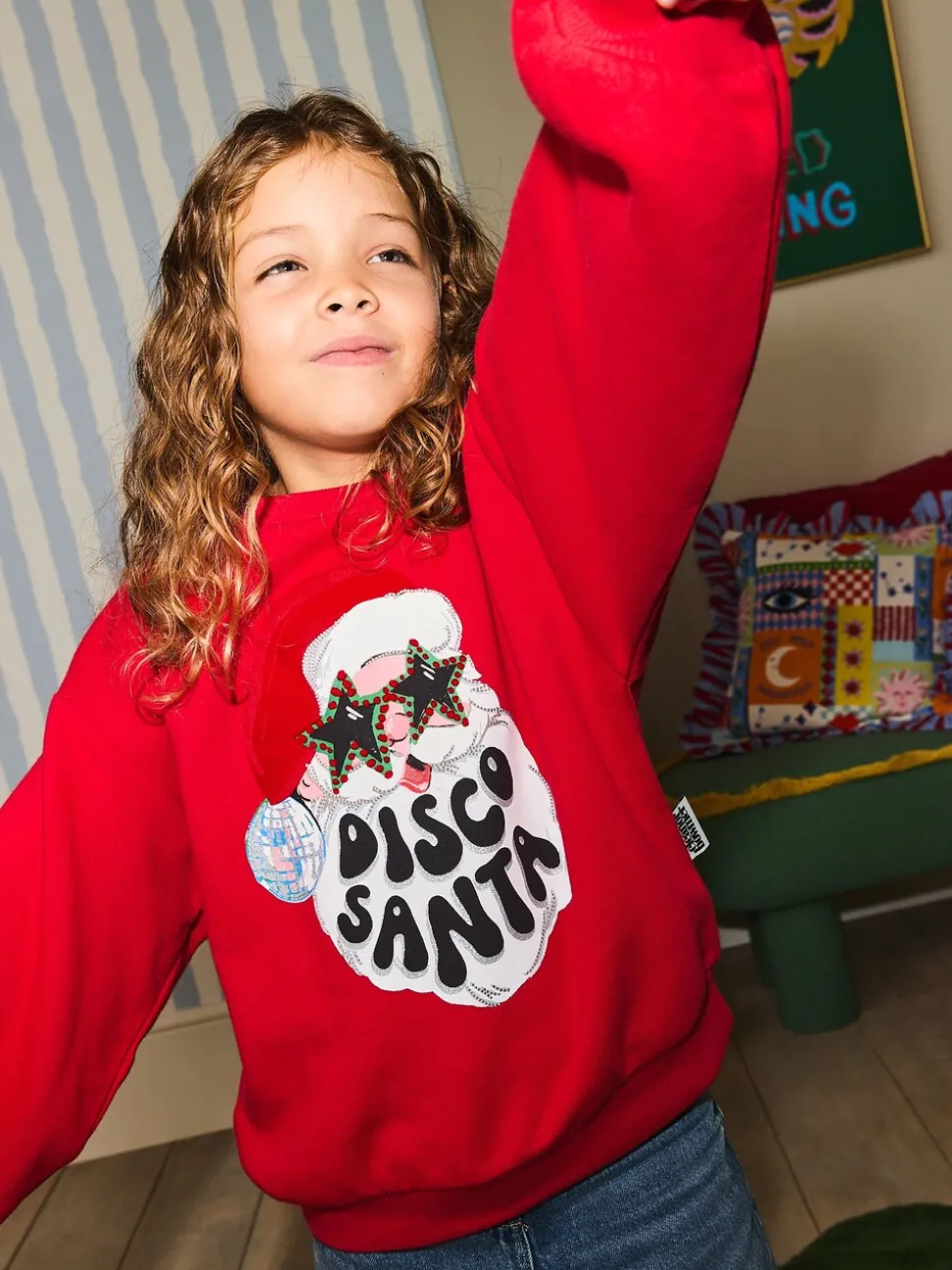 Eleanor Bowmer Disco Santa Sweatshirt