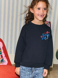 Eleanor Bowmer Graphic Oversized Crew Neck Sweatshirt