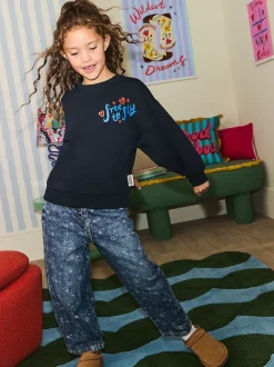 Eleanor Bowmer Graphic Oversized Crew Neck Sweatshirt