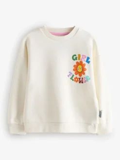 Eleanor Bowmer Graphic Oversized Crew Neck Sweatshirt