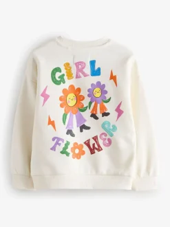 Eleanor Bowmer Graphic Oversized Crew Neck Sweatshirt