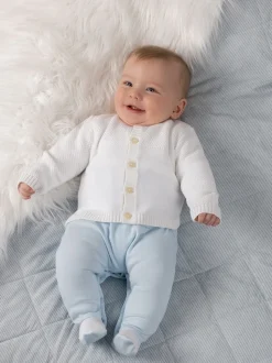 Emile Et Rose True Knit Baby Cotton Cardigan