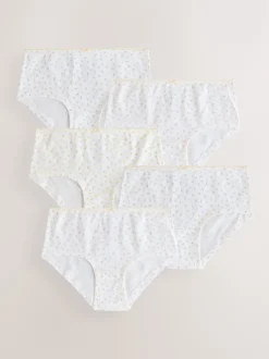 Floral Print Hipster Briefs 5 Pack (2-16yrs)